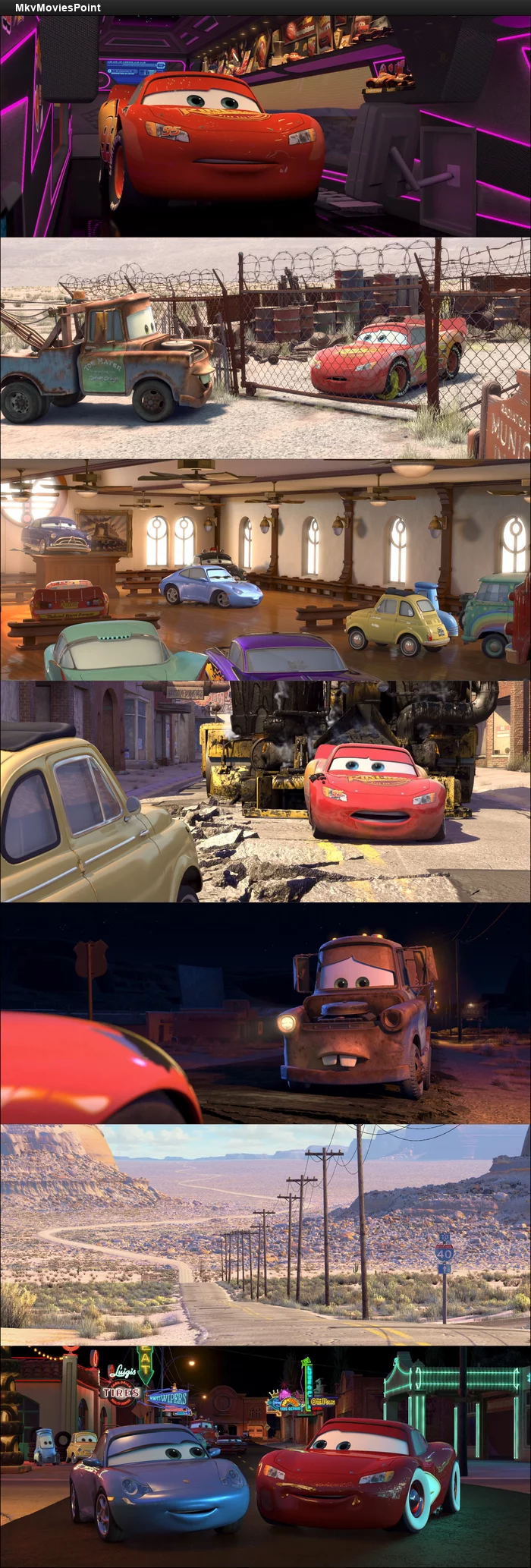 Cars (2006) BluRay 1080p 720p 480p Dual Audio Hindi English Screenshot