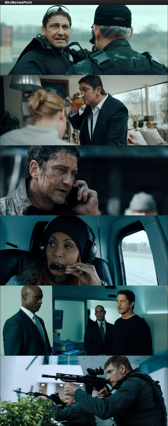 Olympus Has Fallen (2013) BluRay 1080p 720p 480p Dual Audio Hindi English Screenshot
