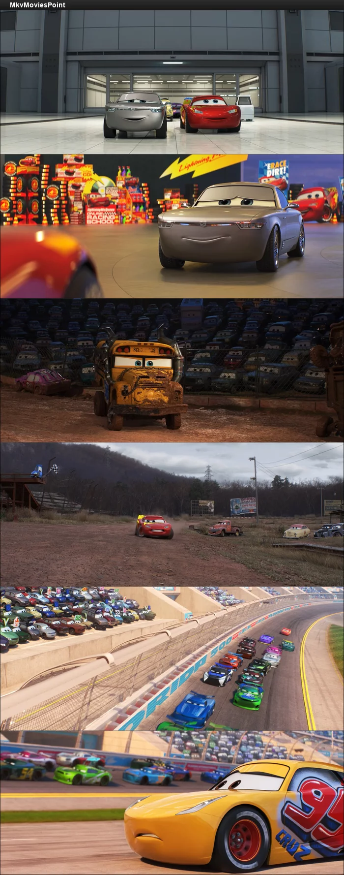 Cars 3 (2017) BluRay 1080p 720p 480p Dual Audio Hindi English Screenshot