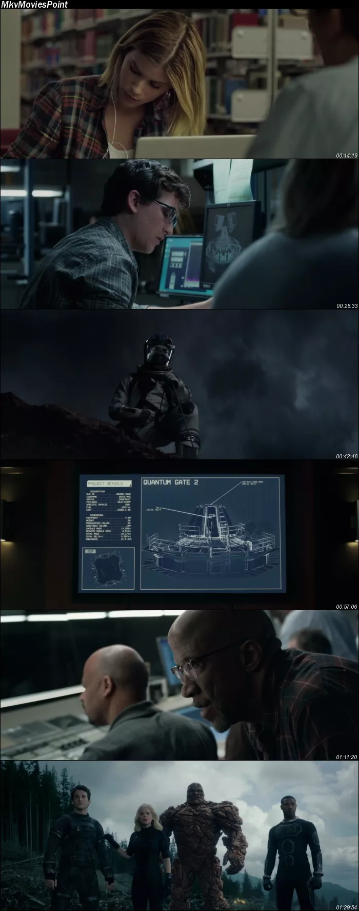 Fantastic Four (2015) Blu-Ray 1080p 720p 480p Dual Audio Hindi English Screenshot