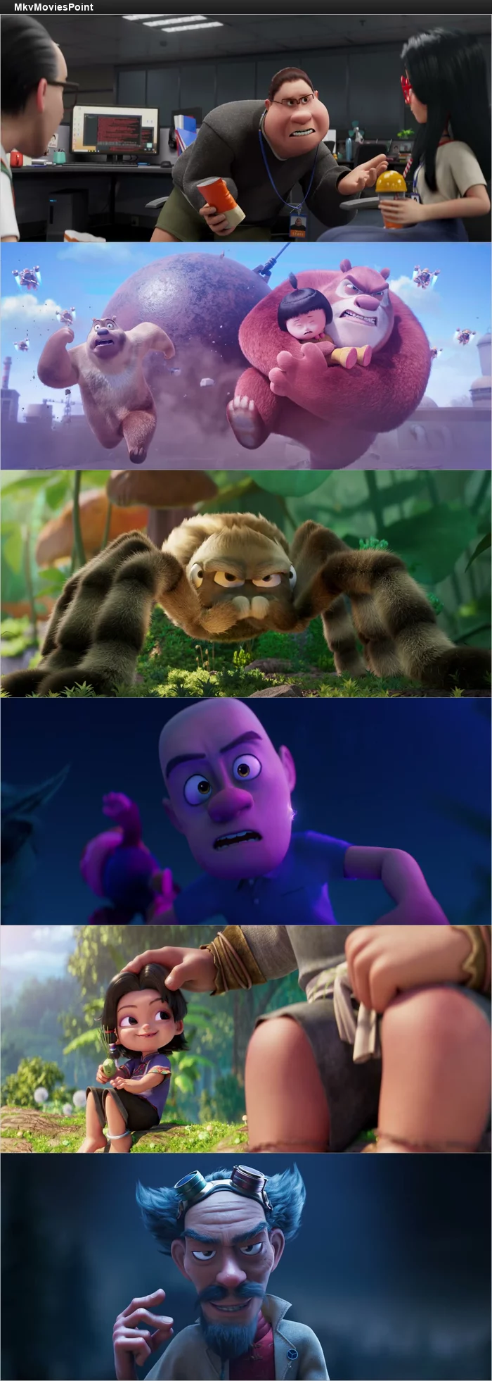 Boonie Bears: Time Twist (2024) HDRip 1080p 720p 480p Dual Audio Hindi English Screenshot