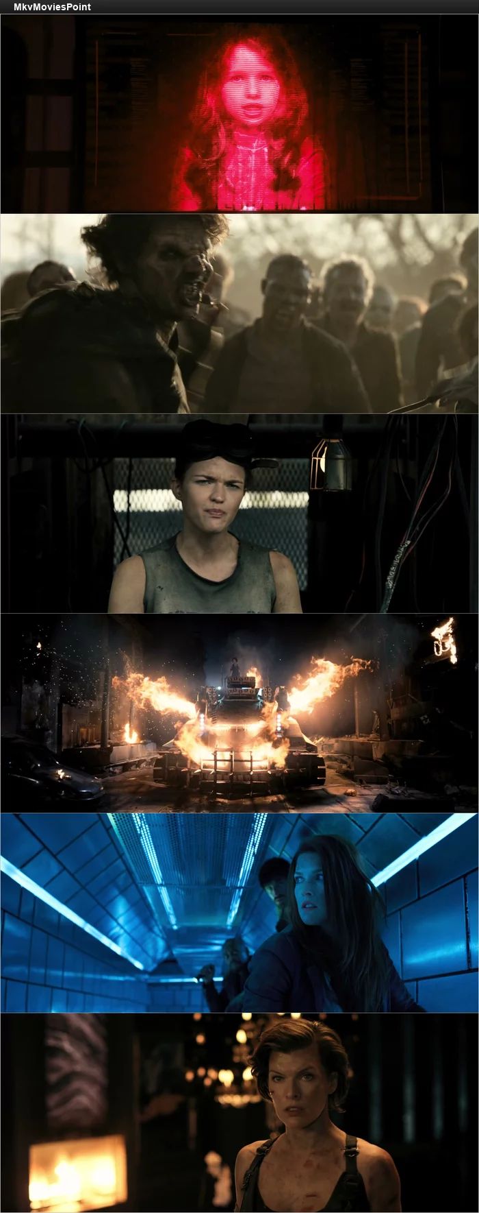 Resident Evil: The Final Chapter (2016) BluRay 1080p 720p 480p Dual Audio Hindi English Screenshot