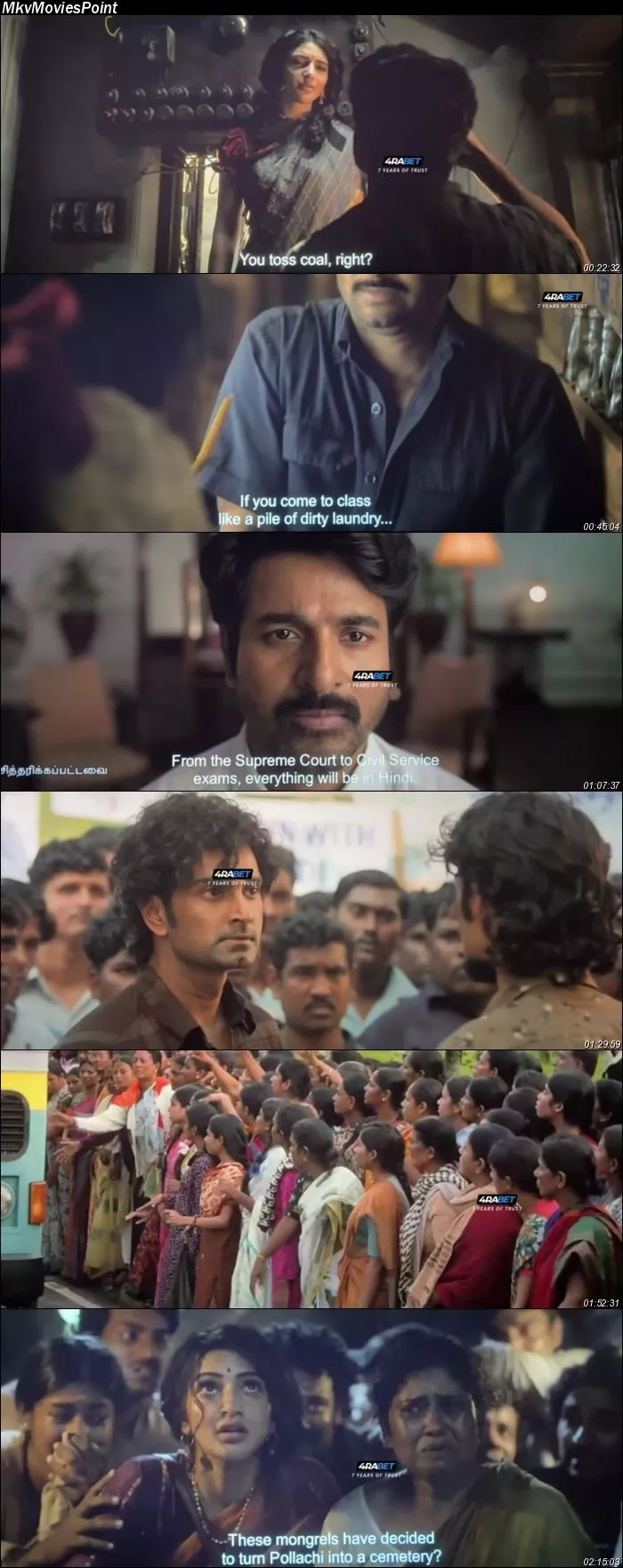 Parasakthi (2025) Hindi (HQ-Dub) HDTS 720p 480p Full Movie Screenshot