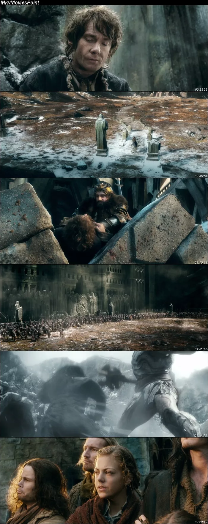 The Hobbit: The Battle of the Five Armies (2014) Dual Audio Hindi English Screenshot