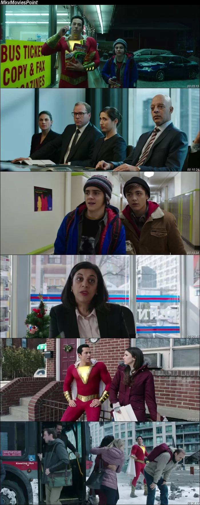 Shazam (2019) Blu-Ray 1080p 720p 480p Dual Audio Hindi English Screenshot