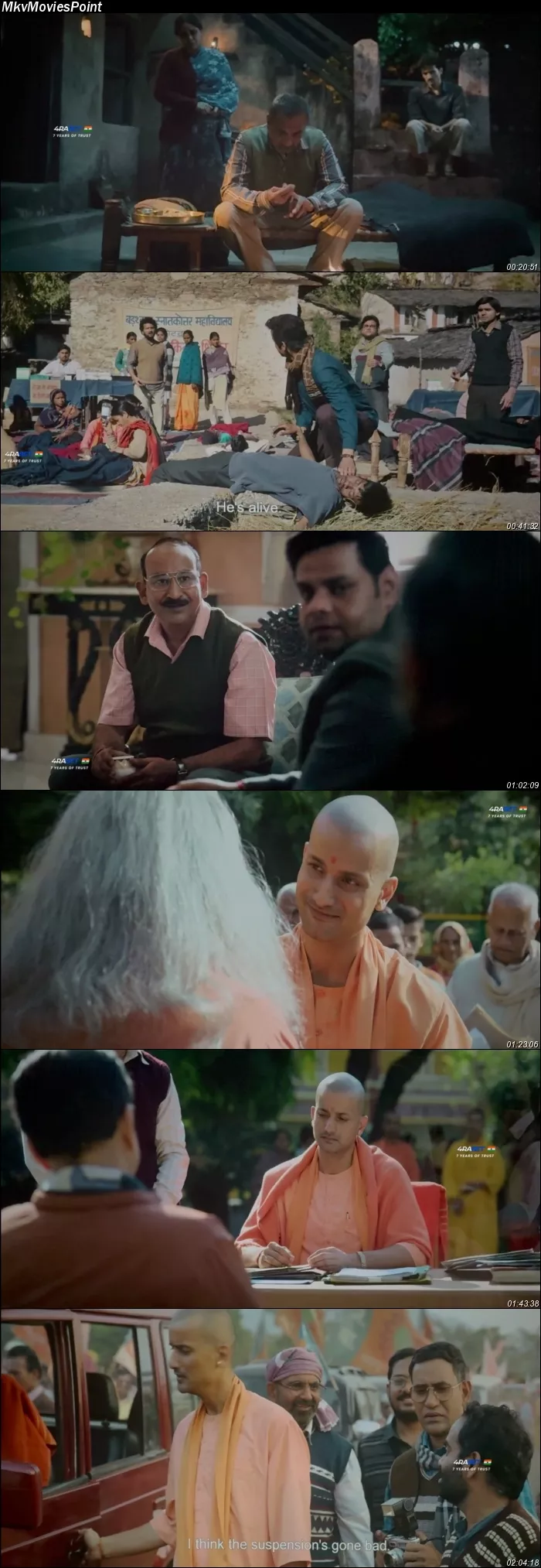 Ajey: The Untold Story of a Yogi (2025) Hindi HDTS 1080p 720p 480p Full Movie Screenshot