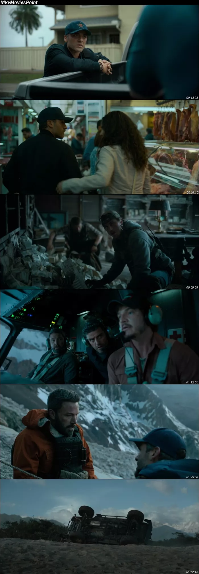Triple Frontier (2019) HDRip 1080p 720p 480p Dual Audio Hindi English Screenshot
