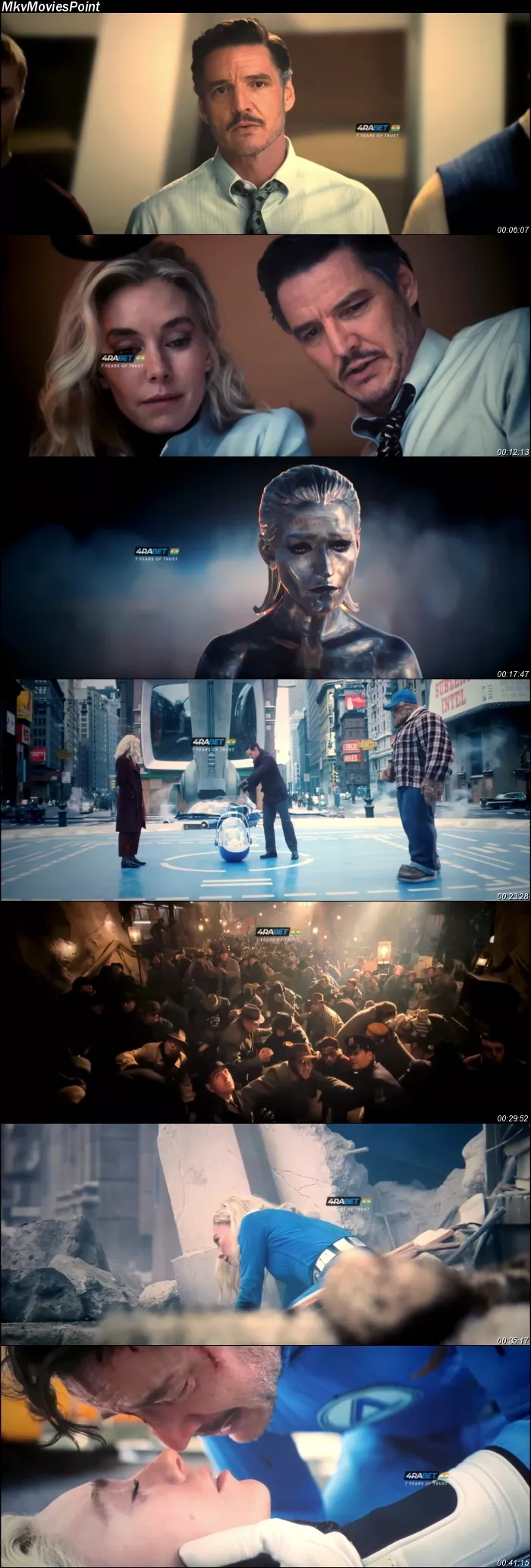 The Fantastic Four: First Steps (2025) Telugu PreHDRip 1080p 720p 480p Full Movie Screenshot