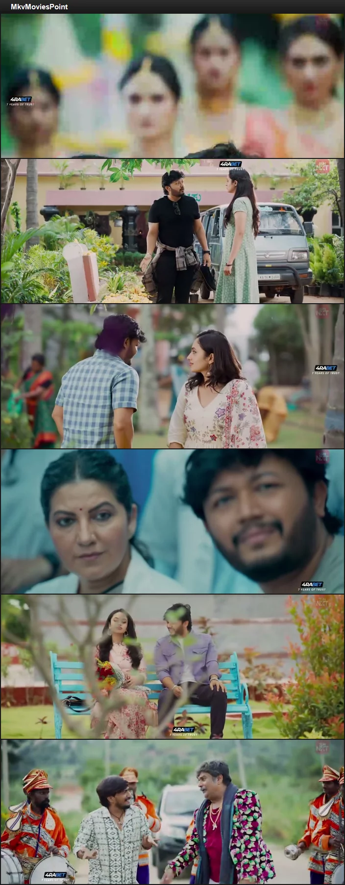 Krishnam Pranaya Sakhi (2024) Hindi (HQ-Dub) HDRip 720p 480p Full Movie Screenshot