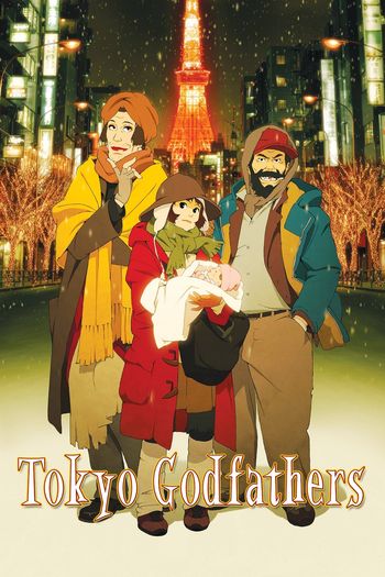 Tokyo Godfathers (2003) BluRay 720p 480p Dual Audio Hindi Japanese