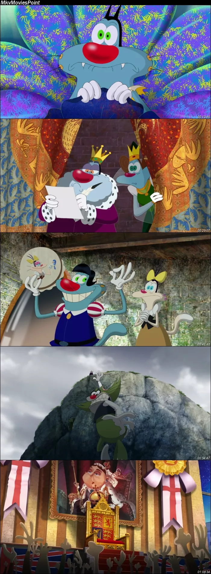 Oggy and the Cockroaches (2013) Hindi HDRip 1080p 720p 480p Full Movie Screenshot