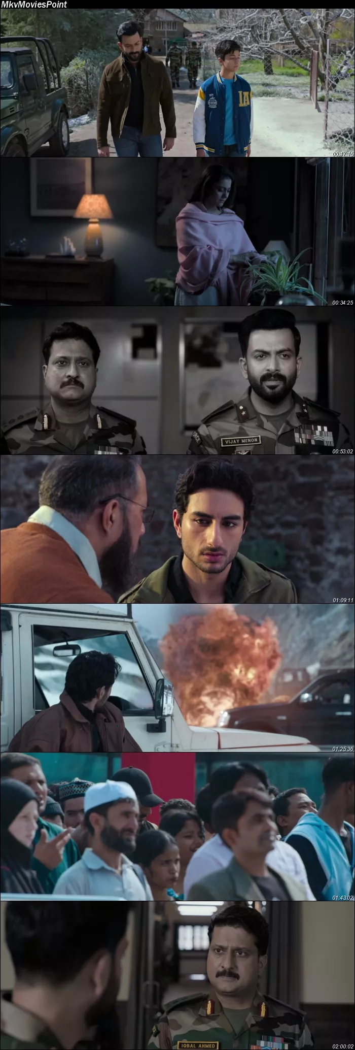 Sarzameen (2025) Hindi HDRip 1080p 720p 480p Full Movie Screenshot